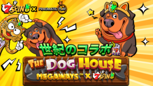 可愛さ満点！ THE DOG HOUSE MEGAWAYS のセブンスピン版「7SPIN DOG HOUSE」がついに登場！7SPINでワンちゃんたちに癒されましょう！次に最高配当12305倍のBIG WINを獲得するのはあなたかもしれません